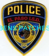TEXAS,EL PASO INDEPENDENT SCHOOL DISTRICT POLICE NARCOTICS K-9 2_wm